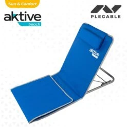 AKTIVE Matelas De Camping Pliable, Dossier Multipositions, Bleu -Pêche Produits Magasin aktive matelas de camping pliable dossier multipositions bleu 3