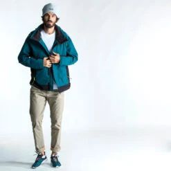 Tribord Blouson De Voile - Veste De Pluie Sailing 500 Homme Pétrole Jaune -Pêche Produits Magasin blouson de voile veste de pluie sailing 500 homme petrole jaune 3