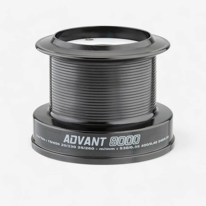 BOBINE POUR MOULINET PÊCHE EN SURFCASTING ADVANT POWER 8000 BLACK 1 BOBINE POUR MOULINET PÊCHE EN SURFCASTING ADVANT POWER 8000 BLACK