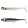 COMBO Leurres Souples Shad Texan ANCHO 120 50g Dos Noir/dos Blanc Pêche En Mer
