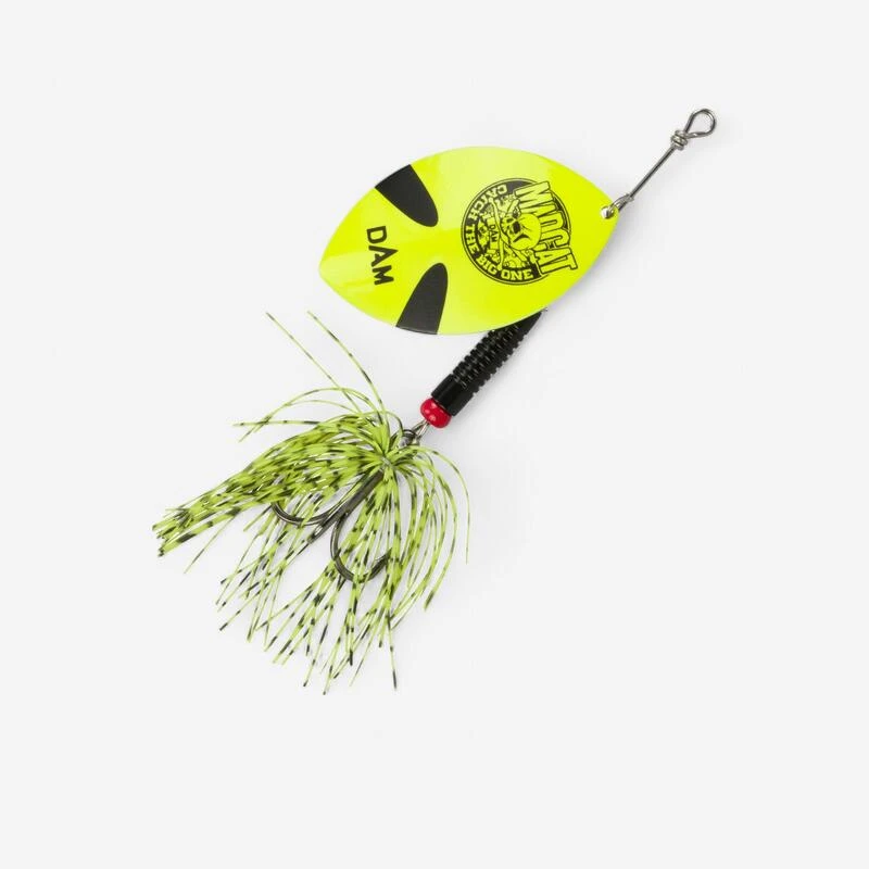 CUILLER PECHE DU SILURE MADCAT BIGBLADE SPIN 55GR FLUO 1 CUILLER PECHE DU SILURE MADCAT BIGBLADE SPIN 55GR FLUO