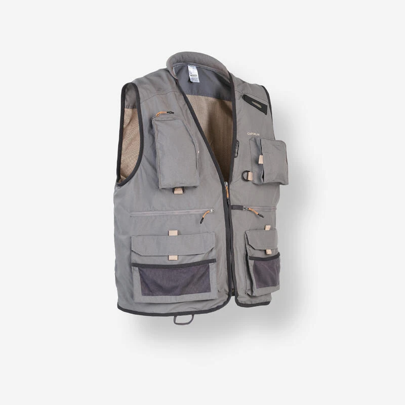 GILET De Pêche 500 Gris 1 GILET De Pêche 500 Gris
