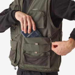 GILET De Pêche 500 Kaki 12 GILET De Pêche 500 Kaki -Pêche Produits Magasin gilet de peche 500 kaki 2