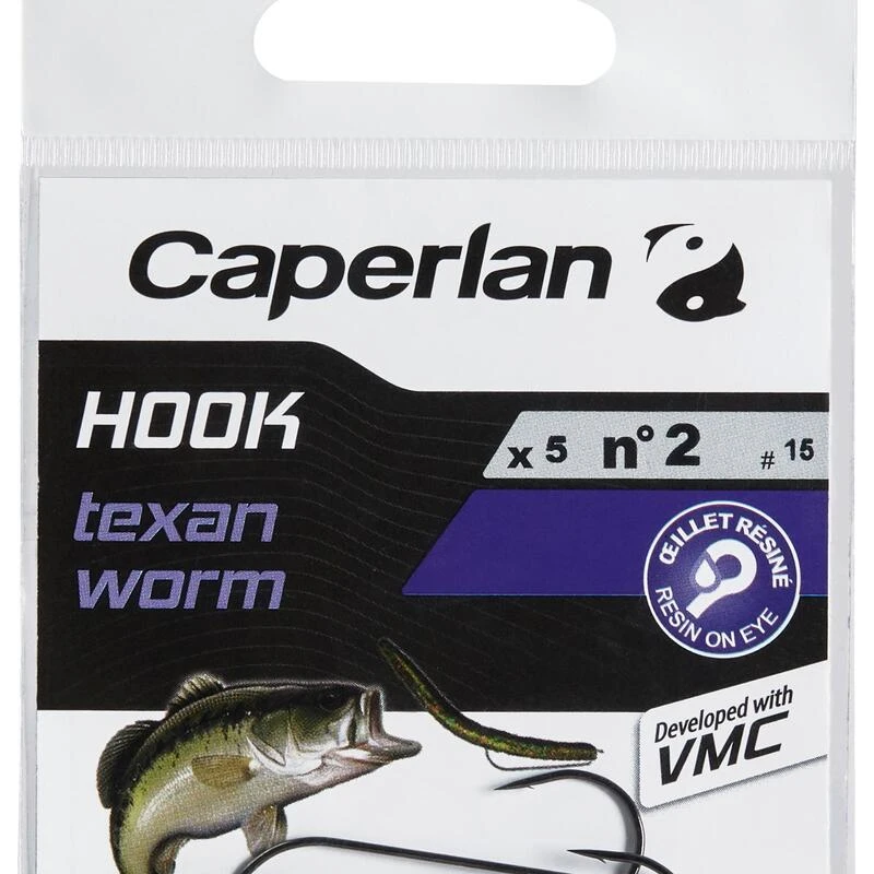 HAMEÇON TEXAN PÊCHE HOOK TEXAN WORM 2 5 HAMEÇON TEXAN PÊCHE HOOK TEXAN WORM 2 – Image 5