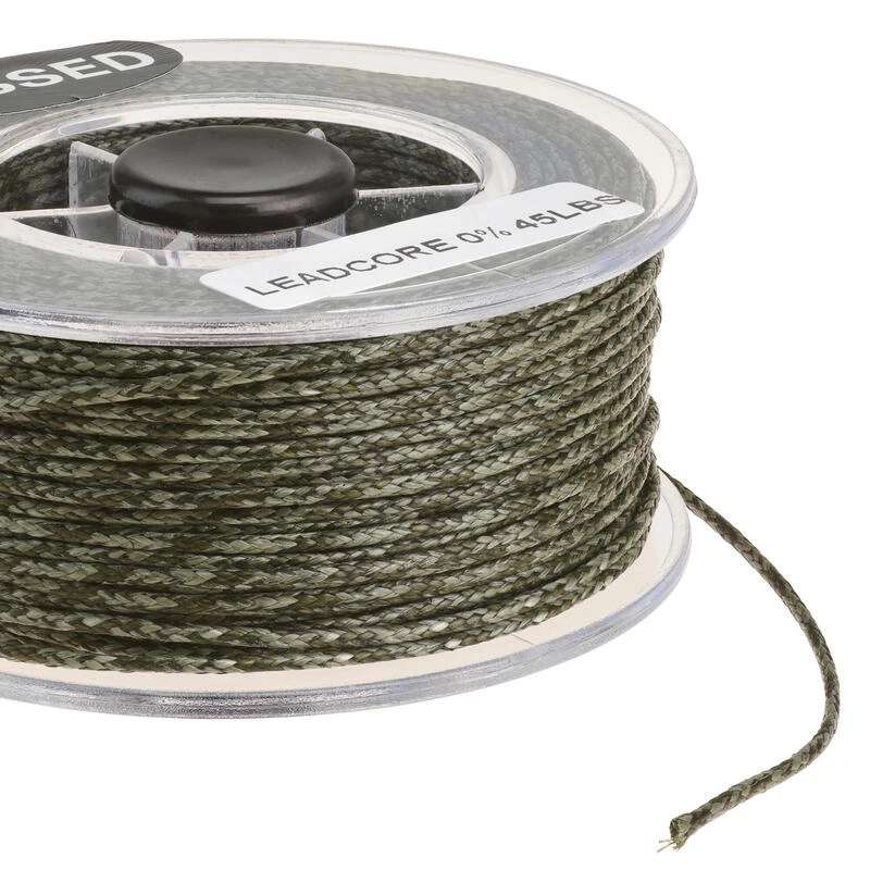 Leadcore 0% Olive 45lbs 20m Pêche De La Carpe 2 Leadcore 0% Olive 45lbs 20m Pêche De La Carpe – Image 2