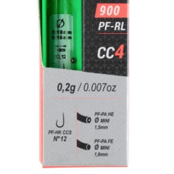 LIGNE MONTEE POUR LA PECHE DE LA CARPE AU COUP PF-RL900 CC4 0,2g -Pêche Produits Magasin ligne montee pour la peche de la carpe au coup pf rl900 cc4 02g 2