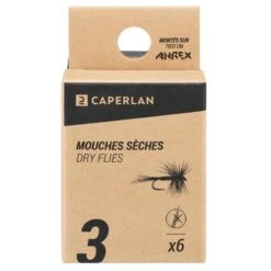 MOUCHES SECHES HRK3 X6 3 MOUCHES SECHES HRK3 X6 -Pêche Produits Magasin mouches seches hrk3 x6 1