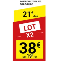 PANTALON CARGO RESISTANT STEPPE 300 MARRON -Pêche Produits Magasin pantalon cargo resistant steppe 300 marron 1