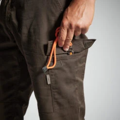 PANTALON CARGO RESISTANT STEPPE 300 MARRON -Pêche Produits Magasin pantalon cargo resistant steppe 300 marron 4