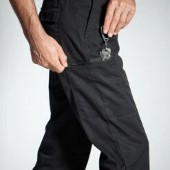 PANTALON CARGO RESISTANT STEPPE 300 NOIR -Pêche Produits Magasin pantalon cargo resistant steppe 300 noir 5