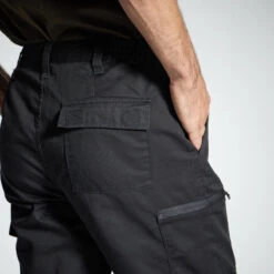 PANTALON CARGO RESISTANT STEPPE 300 NOIR -Pêche Produits Magasin pantalon cargo resistant steppe 300 noir 6