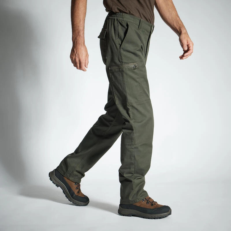 PANTALON CARGO RESISTANT STEPPE 300 VERT 9 PANTALON CARGO RESISTANT STEPPE 300 VERT – Image 9