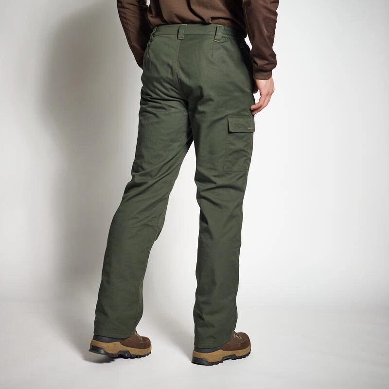 PANTALON CHASSE CHAUD VERT 100 3 PANTALON CHASSE CHAUD VERT 100 – Image 3