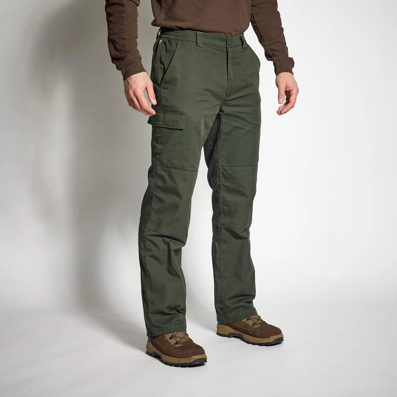 PANTALON CHASSE CHAUD VERT 100 1 PANTALON CHASSE CHAUD VERT 100