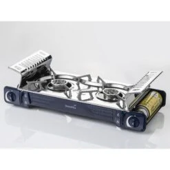 Réchaud à Gaz 2 Feux - Skandika Brann - Camping - Allumage Piezo - Mallette -Pêche Produits Magasin rechaud a gaz 2 feux skandika brann camping allumage piezo mallette 2