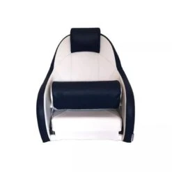 SIÈGE PILOTE DELUXE - BLANC / BLEU -Pêche Produits Magasin siege pilote deluxe blanc bleu 2