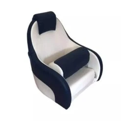 SIÈGE PILOTE DELUXE - BLANC / BLEU -Pêche Produits Magasin siege pilote deluxe blanc bleu 3