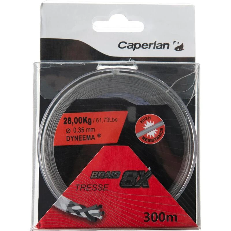 TRESSE PECHE AUX LEURRE TX8 GRISE 300M 35/100 3 TRESSE PECHE AUX LEURRE TX8 GRISE 300M 35/100 – Image 3